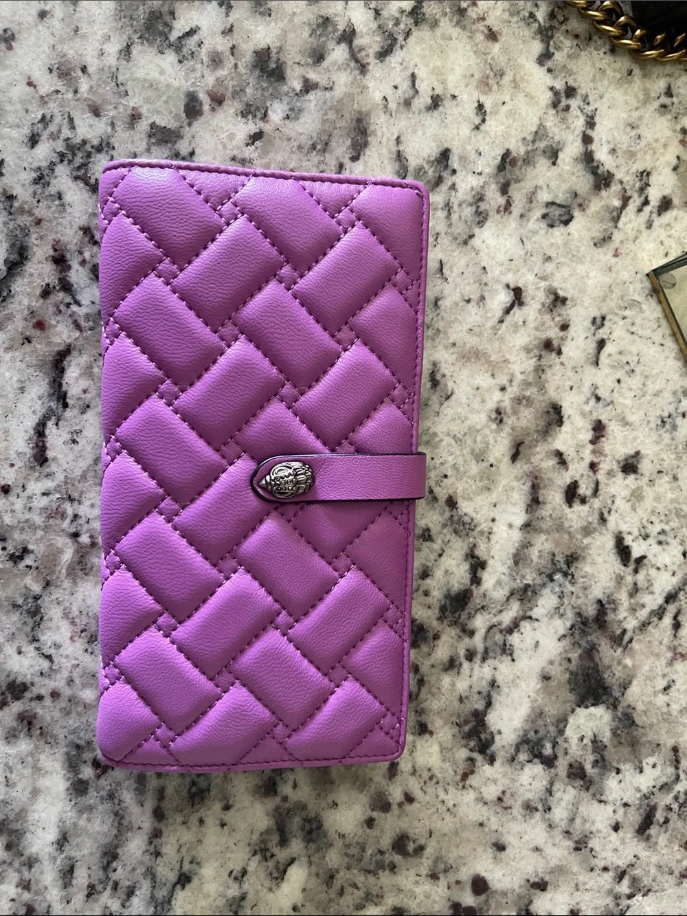Purple Quilted Women's Wallet - Unbranded